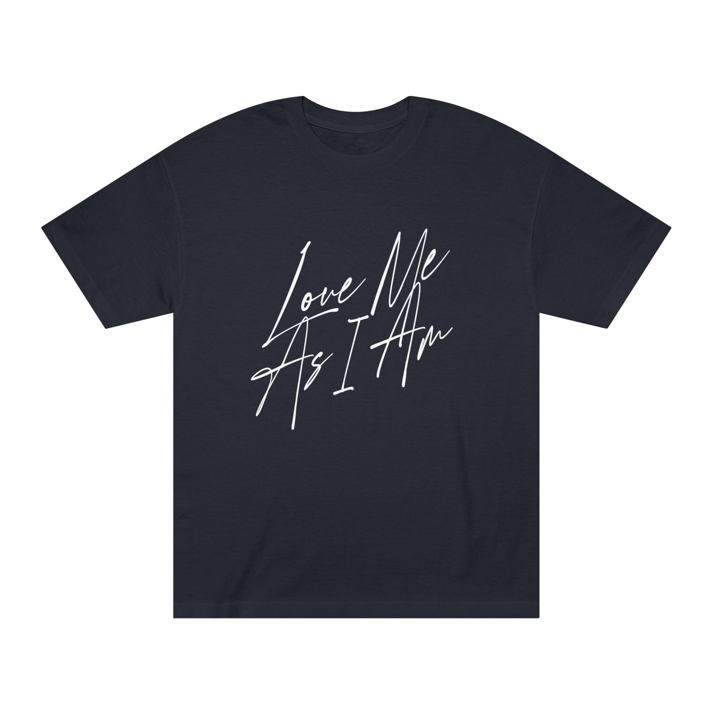 Love Me As I Am Black Tee